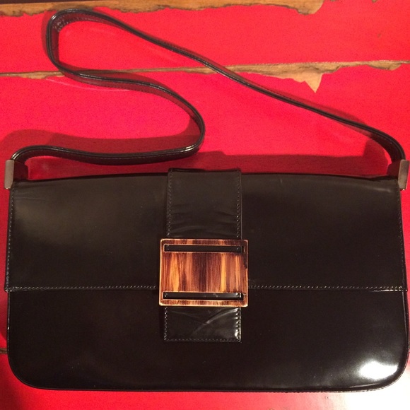 Stuart Weitzman Handbags - Stuart Weitzman Patent Leather Shoulder Bag